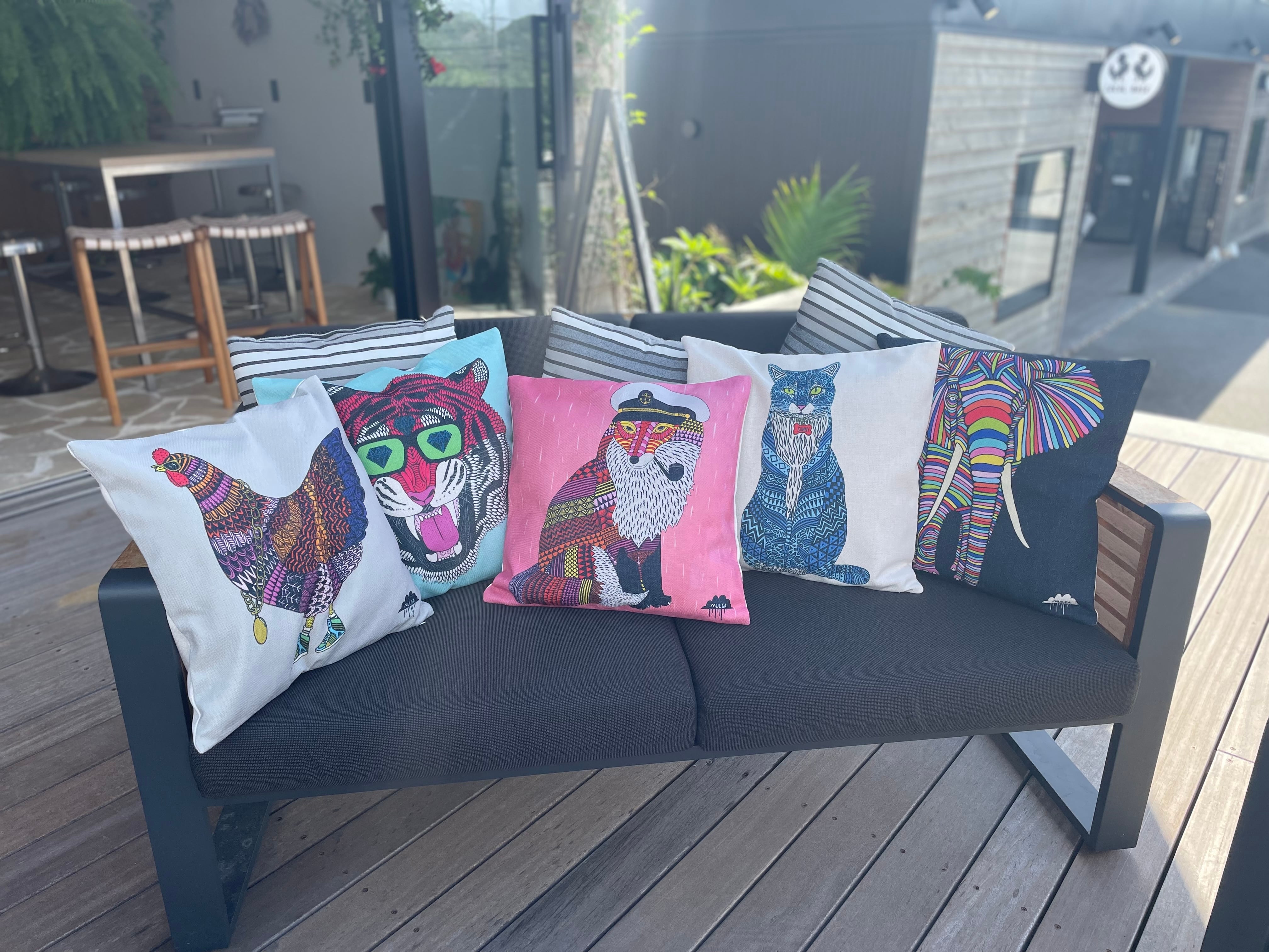 クッションカバー/Fabio the Fox | MULGA THE ARTIST ASIA