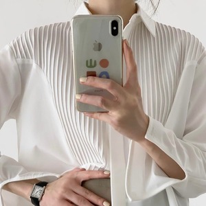 ピンタックブラウス　A1565