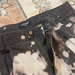 90s / DOCKERS / BLEACHING CAMOUFLAGE CHINO / ALTERED