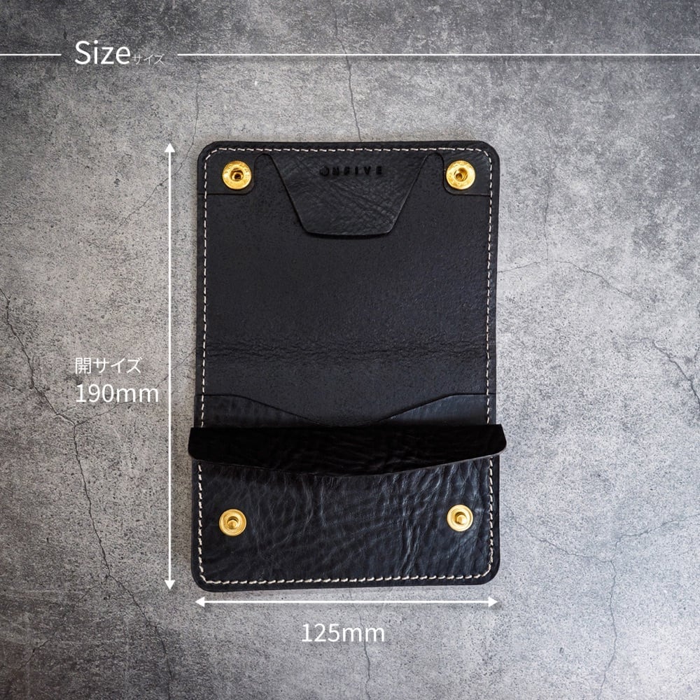 お札を折らない 小さなトラッカーウォレット Foldres rev.02