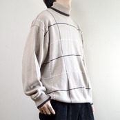 design acryl knit turtle neck