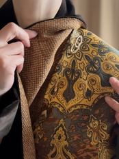 broach & scarf rétro set jacket-5070-11