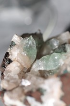 グリーンアポフィライト × ヒューランダイト Green Apophyllite × Heulandite | 天然石 原石 鉱物 パワーストーン | st00417
