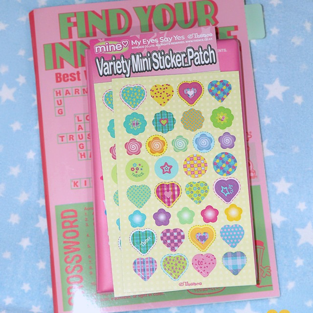 「Patch」バラエティ ミニ ステッカー