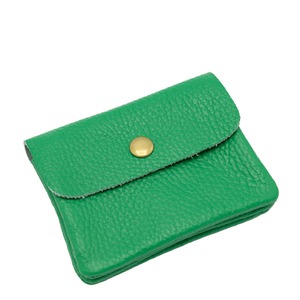 イタリア製 財布 小銭入れ コインケース グリーン 緑