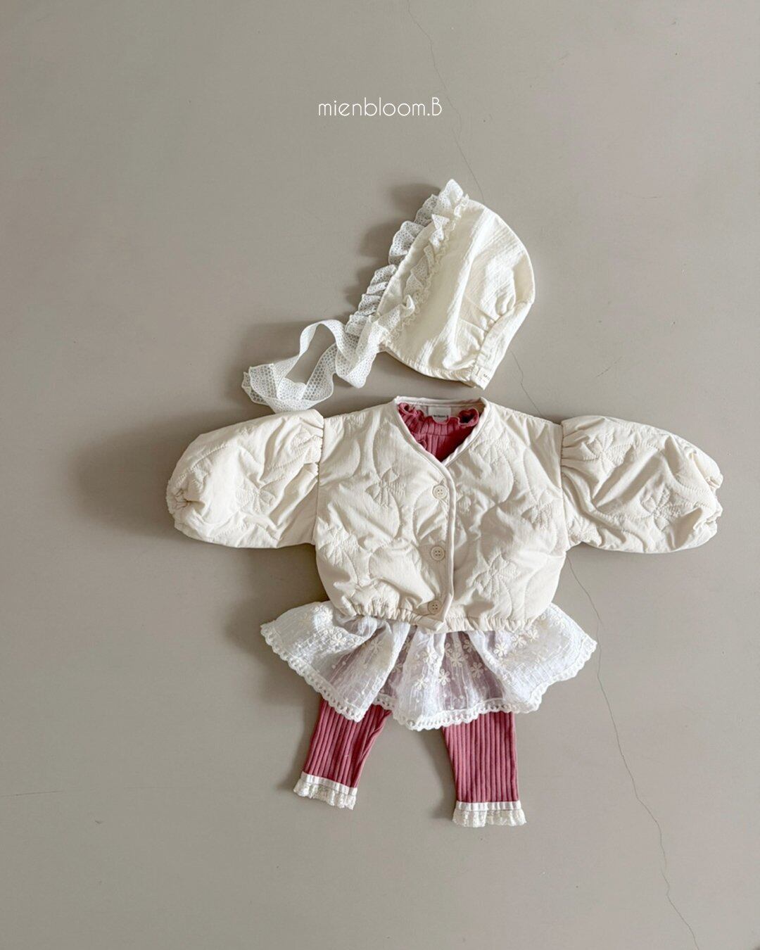送料無料【予約】/ kids テンシャルレーススカート / mienbloom