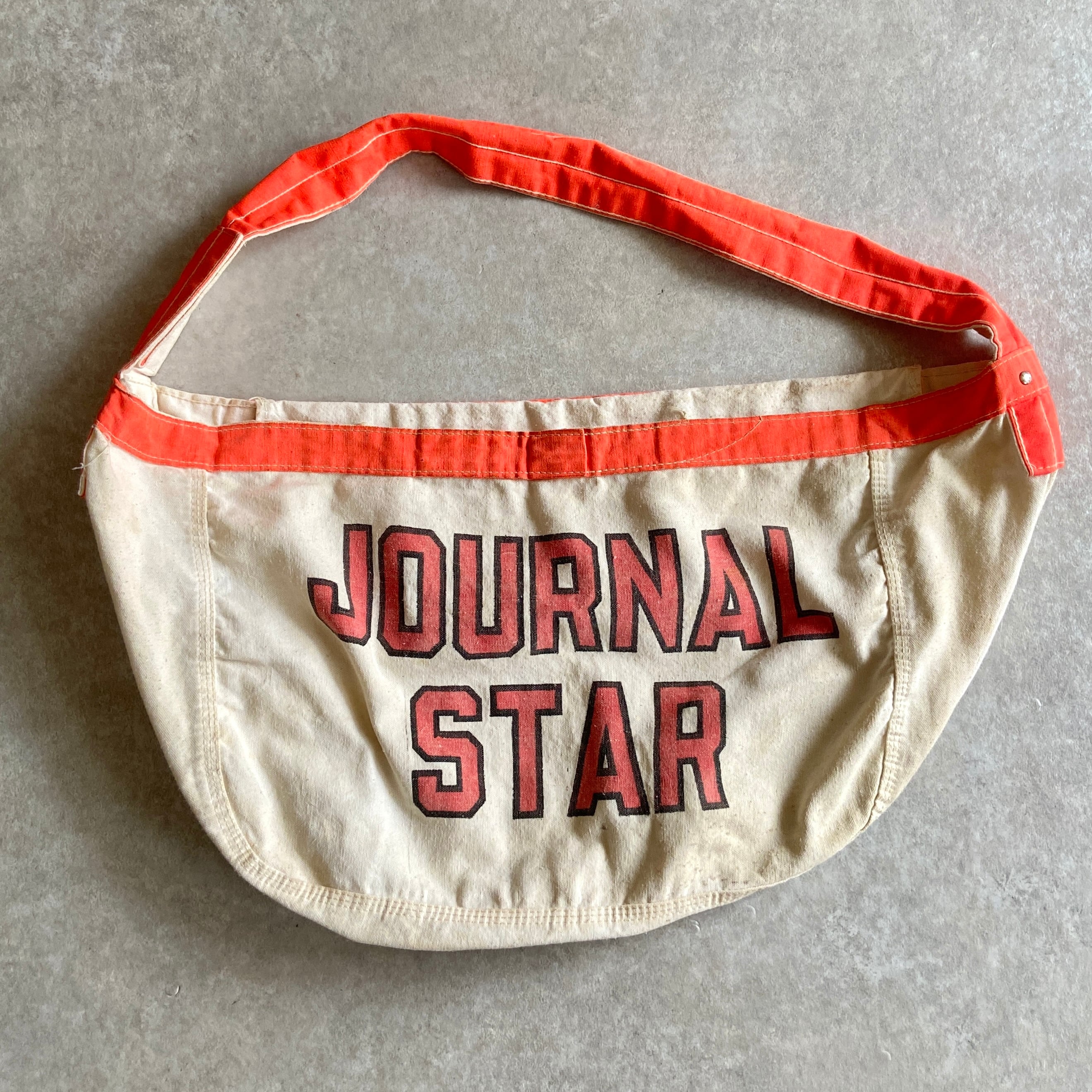 1960s "JOURNAL STAR" Newspaper Bag H485