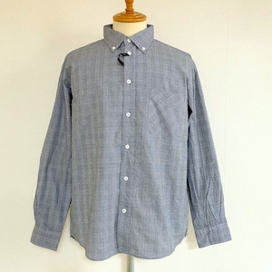 One Wash Button-Down L/S Tapered Shirts　Glen Check Broad