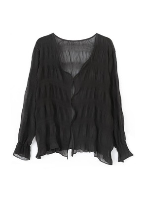 Sheer chiffon cardigan（シアーシフォンカーディガン）c-388