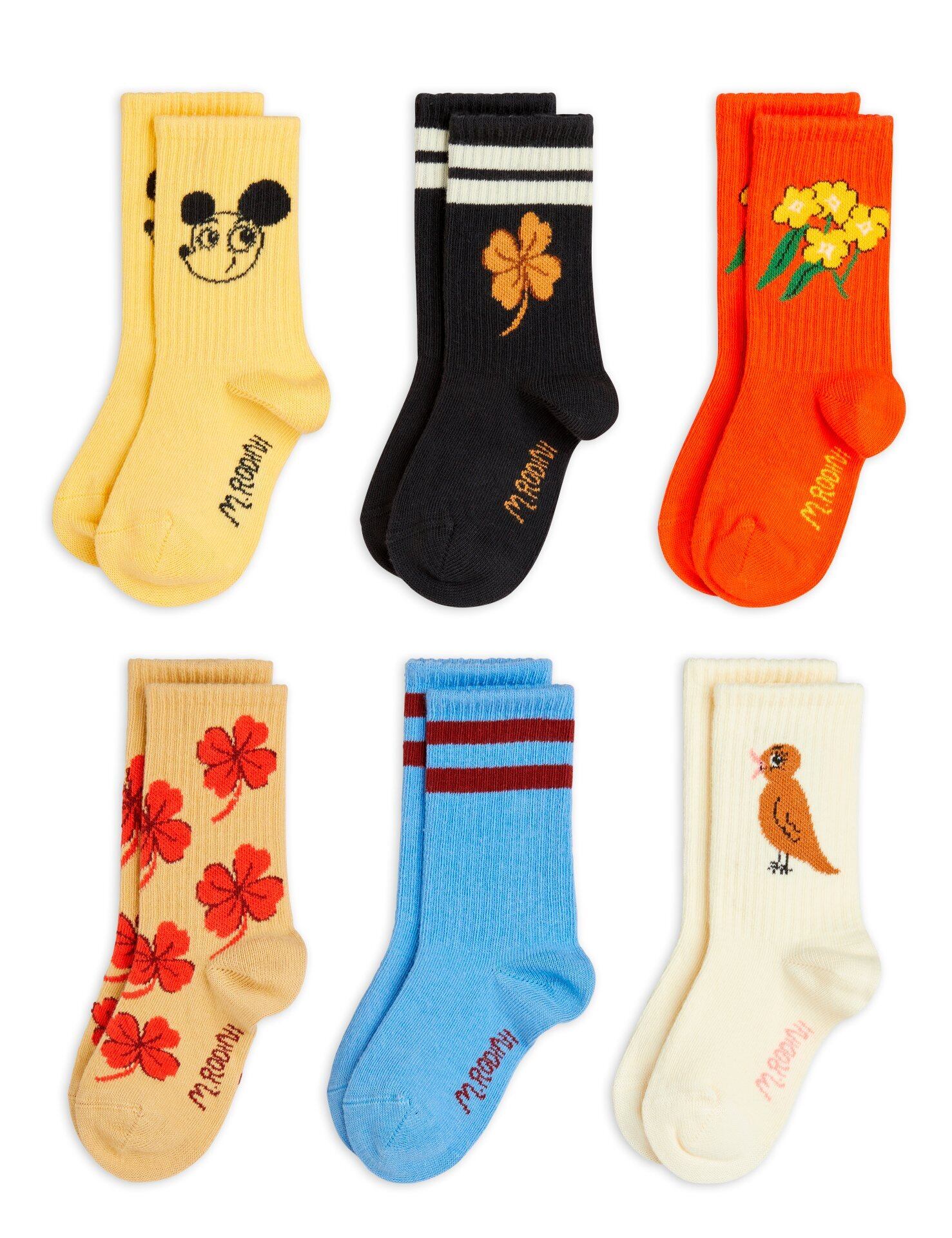 〈 Mini Rodini 25AW 〉 "Clover 6-pack socks ”ソックス”"