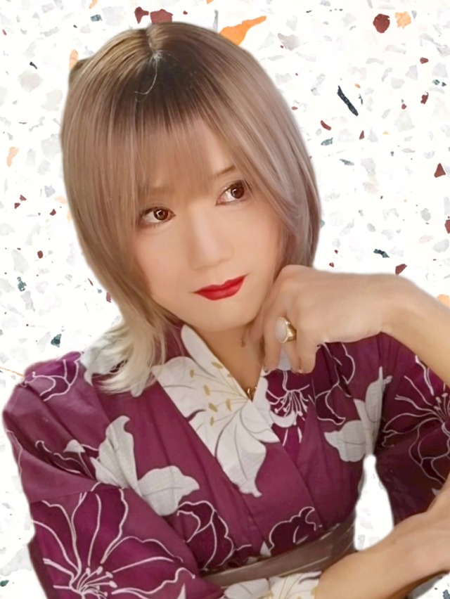 ③NEW！モデルまあさオススメ商品☆丸顔作成ボブ・根元黒染めリアルアッシュベージュ