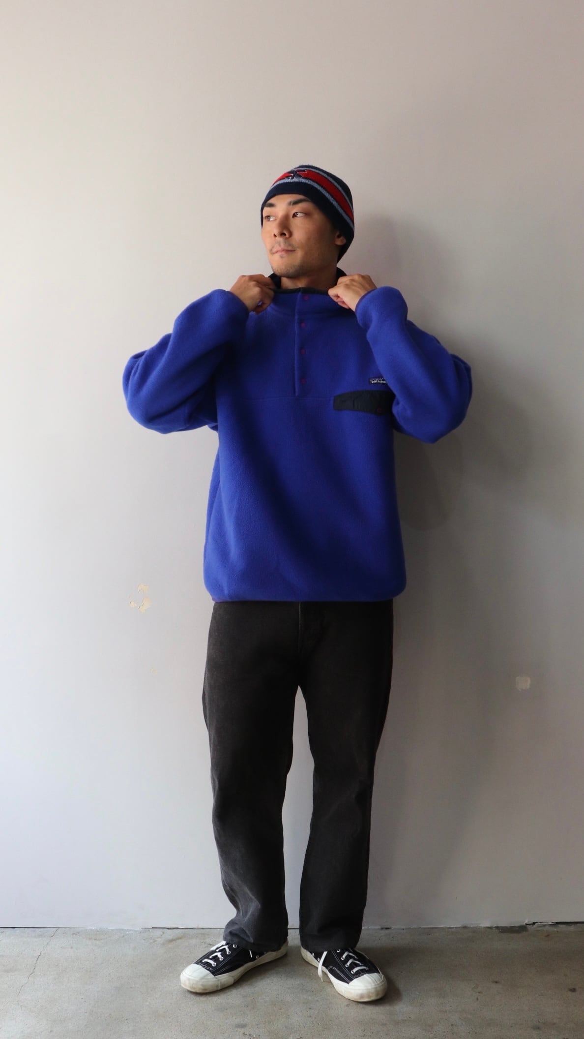 美品 L 99年 バイオレット シンチラ スナップt Patagonia 美品 L 99年 バイオレット シンチラ スナップt Patagonia