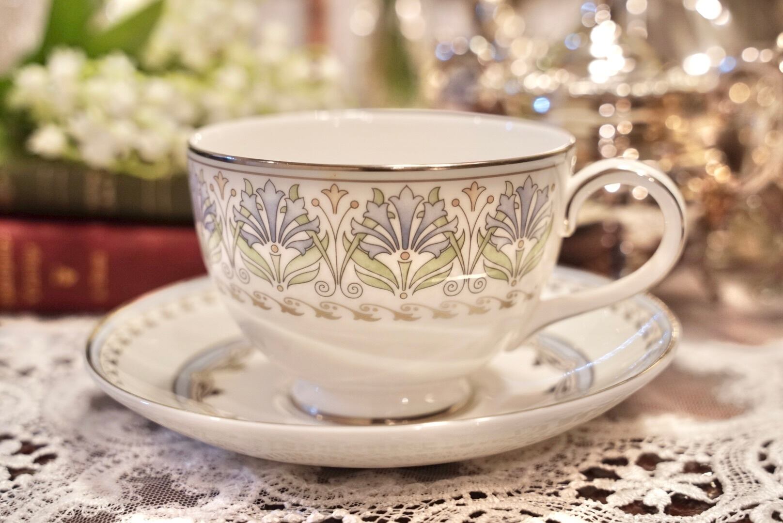 B【Royal Doulton】ロイヤルドルトン Taylor テイラー H5277 カップ&ソーサー 廃盤 ヴィンテージ