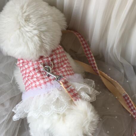 《予約》2101027 ダイスチェック風フリルワンピース