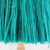 フラダンス 衣装 モレ Hula&Tahiti グリーン系 腰みの スカート タヒチアン マジックテープ 緑 青緑 モレスカート ハワイアン アロハ フラ ダンス レッスン 練習 タヒチ アロハ衣装 ダンス衣装 フラパフォーマンス トロピカル