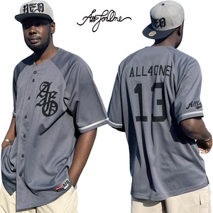 【AFO/UNISEX】An Emperor's 13th Anniversary BASEBALL SHIRTS【CHARCOAL】