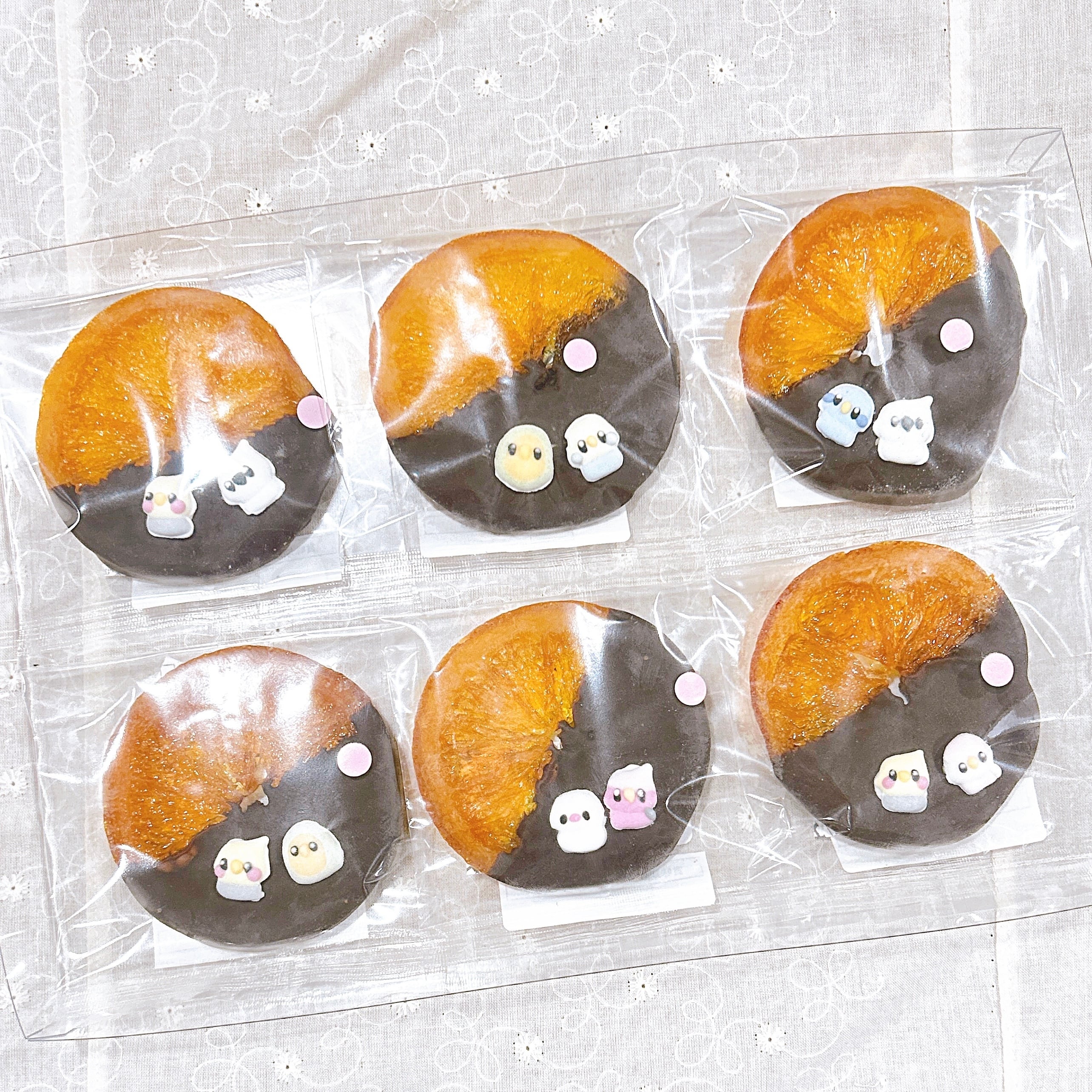 箱入り】小鳥ちゃんのオランジェット 6枚セット | お菓子の森 ぴちゅん