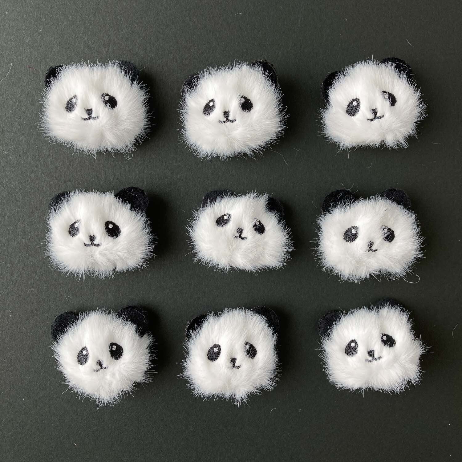 ふわふわパンダのぬいぐるみパーツ | Dua-アクセサリーパーツショップ