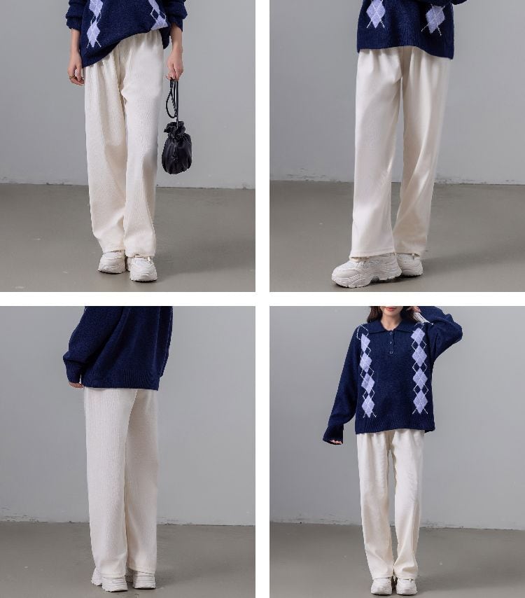 メール便】コーデュロイセミワイドパンツ／pants605 | DAY CLOSET