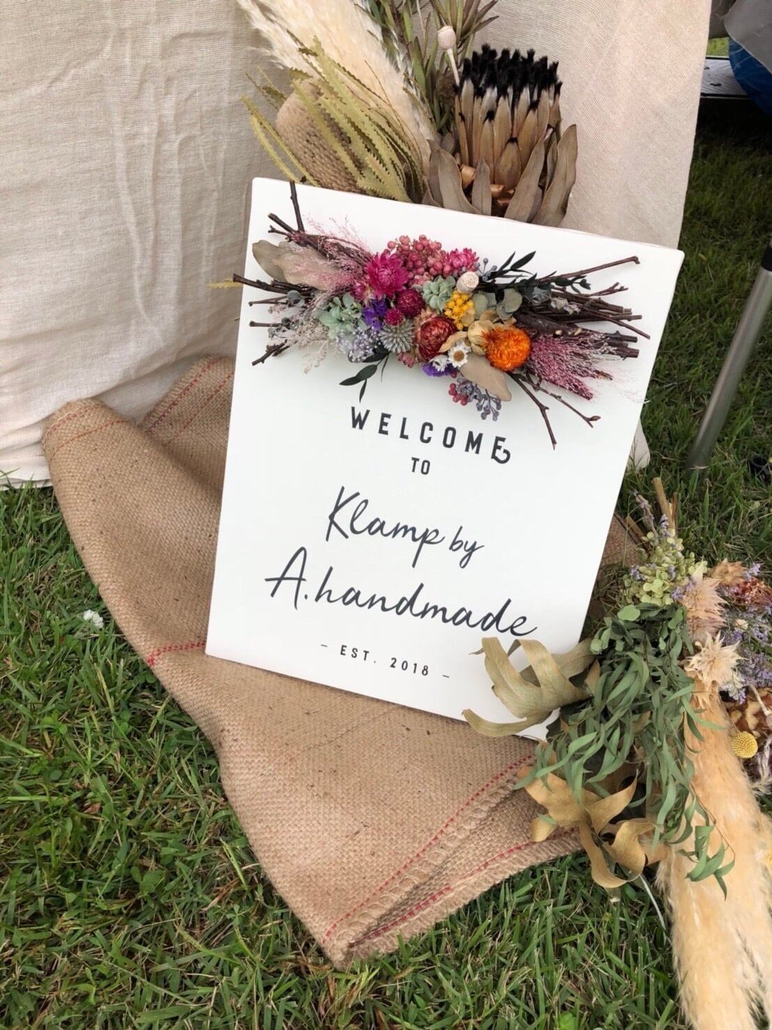 ブランチ ウェルカムボード(青) │ウェディング | DIY store PBW