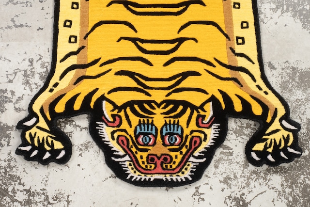 Tibetan Tiger Rug 《Sサイズ•ウール・オリジナル3・シグネチャーイエロー321》チベタンタイガーラグ