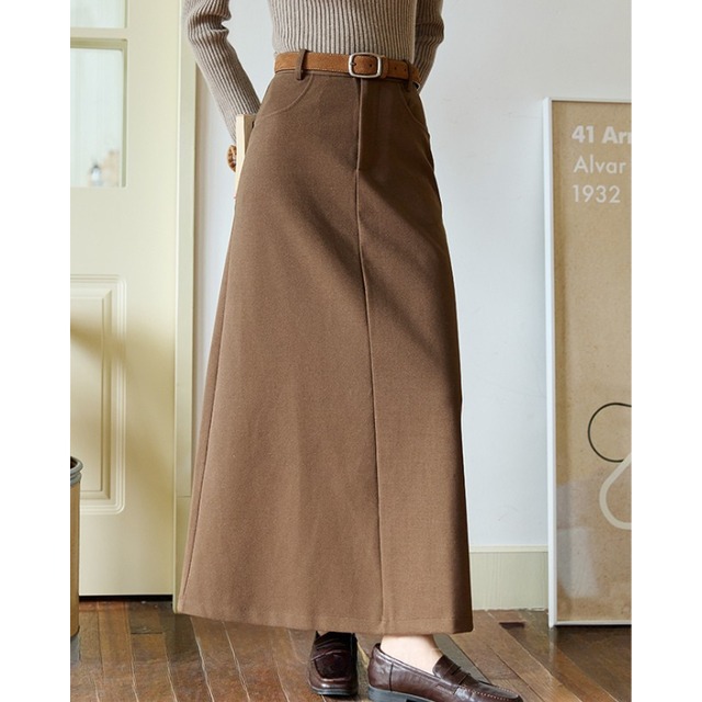 フレア マキシ丈 ロングスカート　YH9789