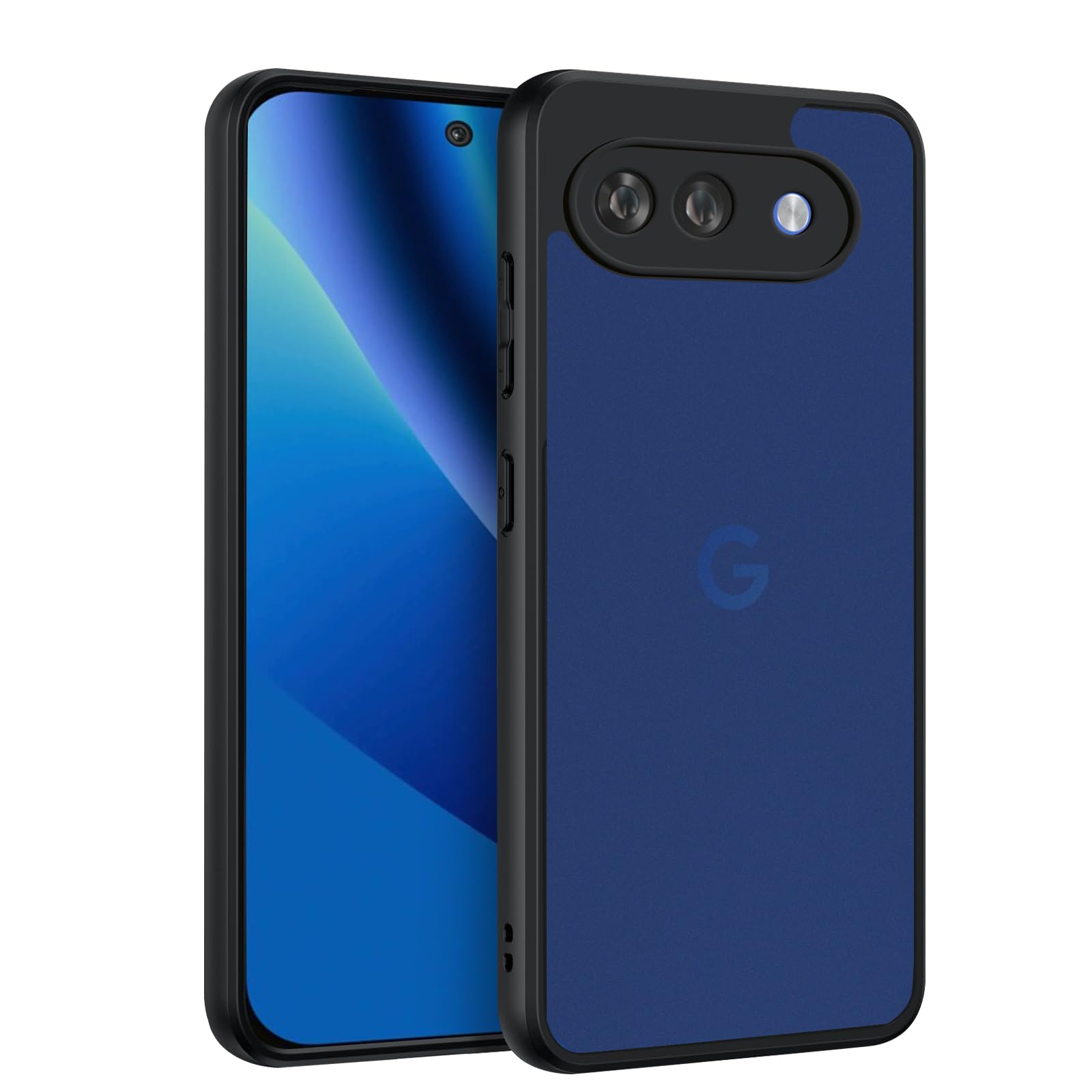 Hinnwer Google Pixel 10a ケース 用 半透明 マット 保護ケース PC + TPU 薄型 軽量 耐衝撃