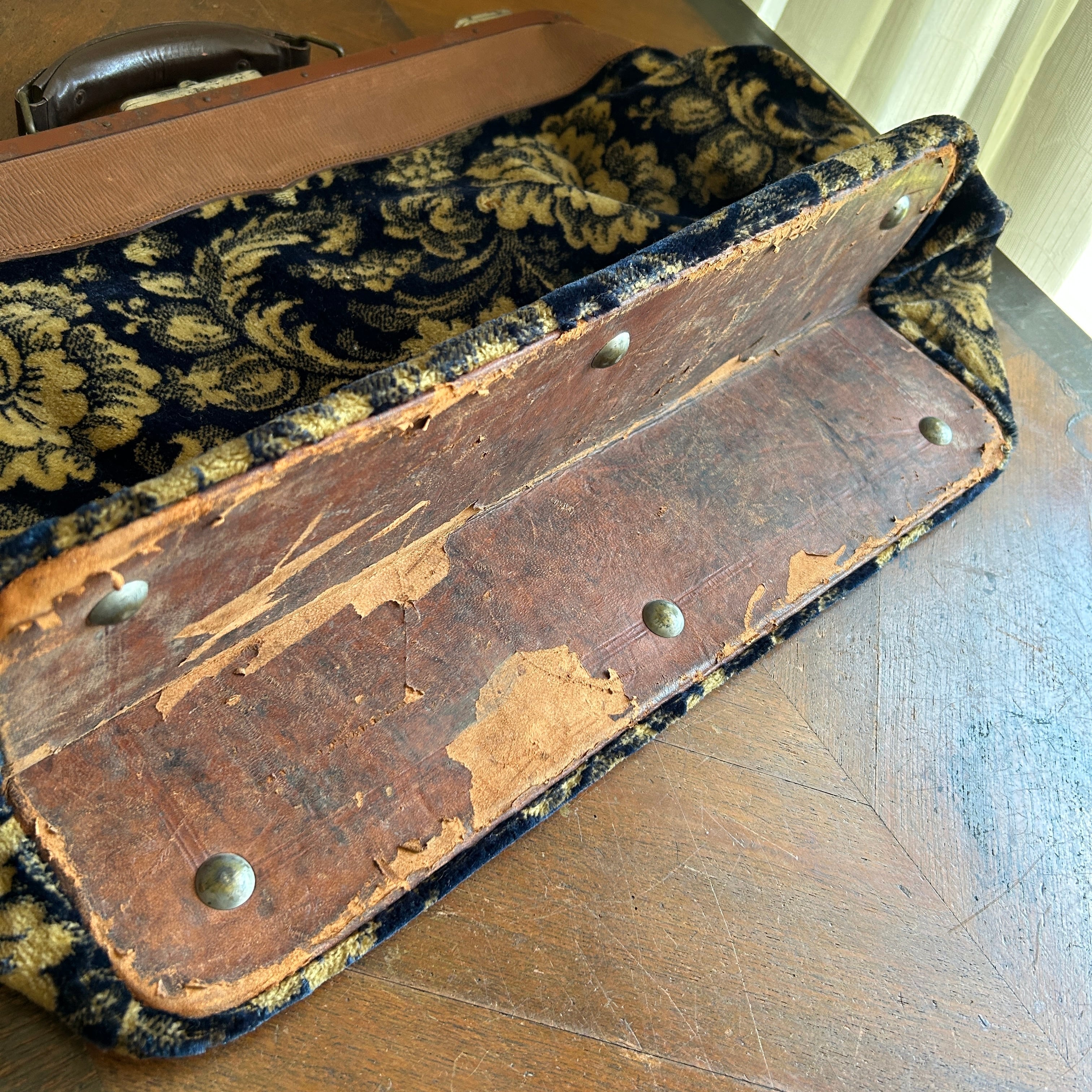 アンティーク 大正〜昭和初期 杉江さんの大きな旅行鞄 | bonbidou22