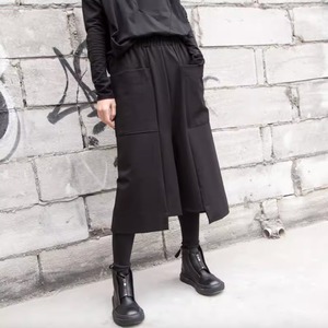 ドレーピーハイウエストワイドパンツ　　R0360