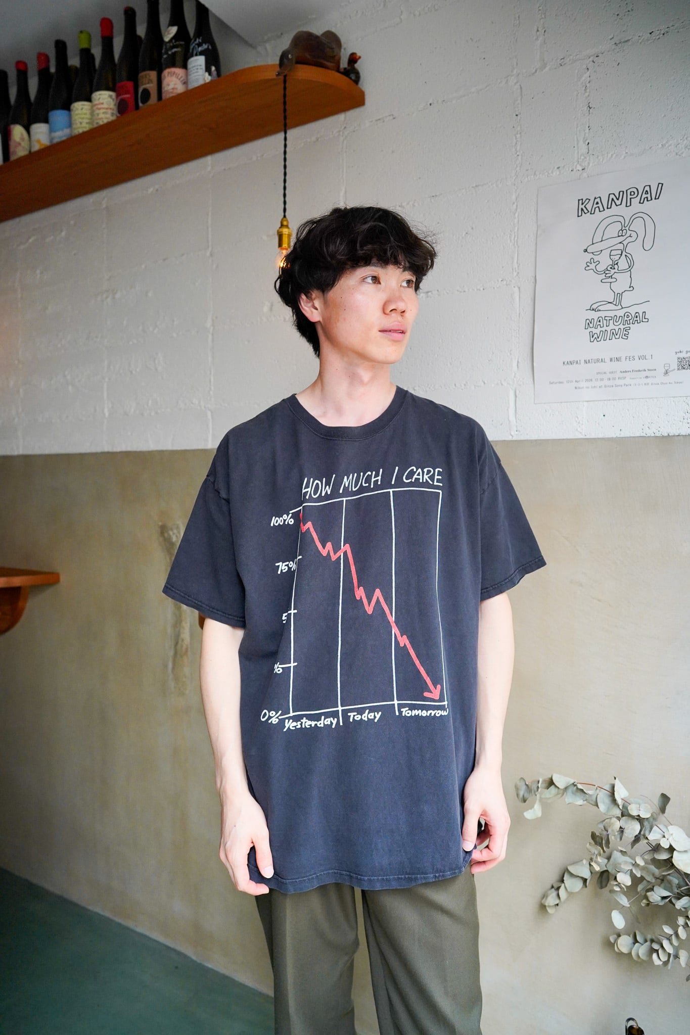 【1990s】"Joke T-shirts" How Much I Care / 6-145