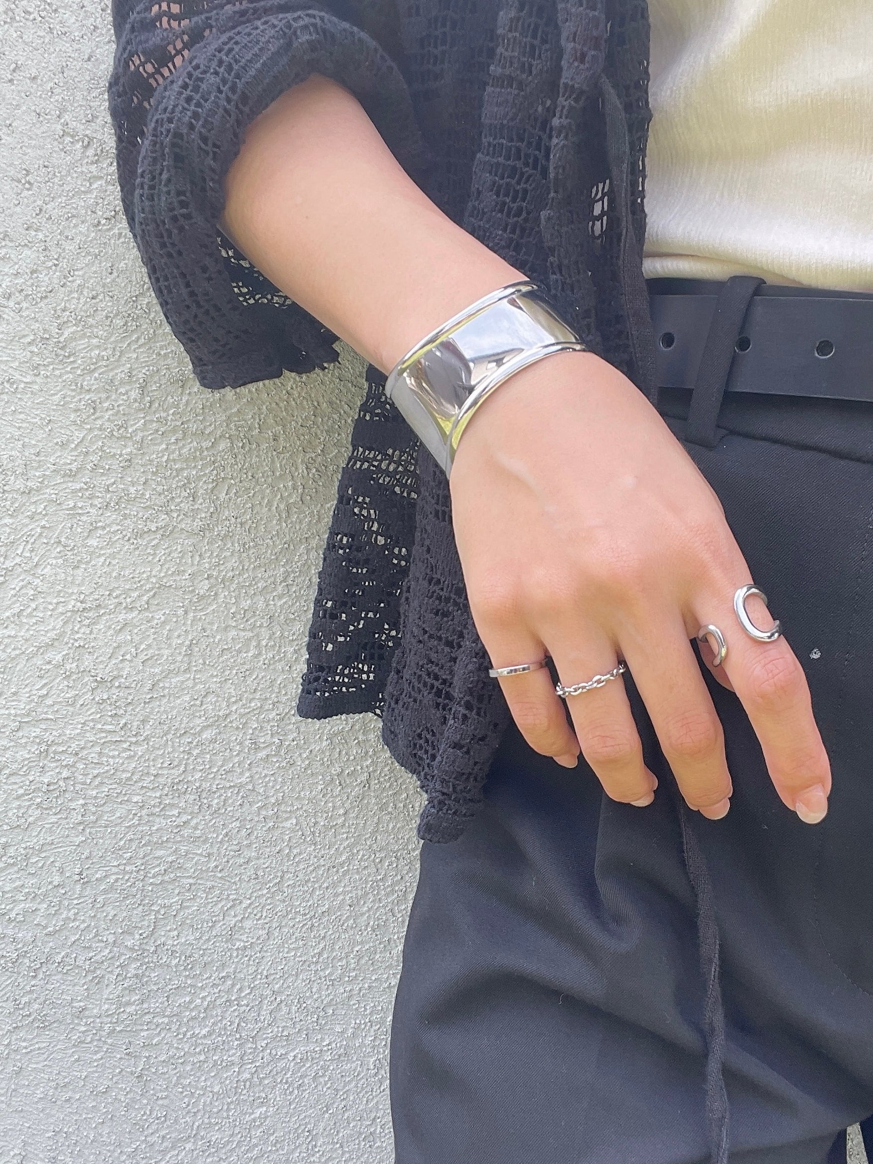 あこや シルバーオープンリング ラウンドオープンリング | joie