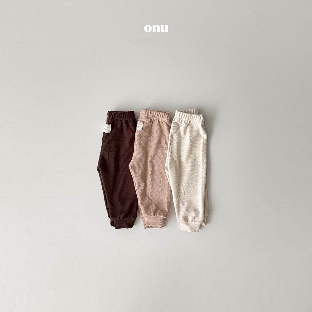 【予約】Bebe/Fine Ribbed Slim Pants