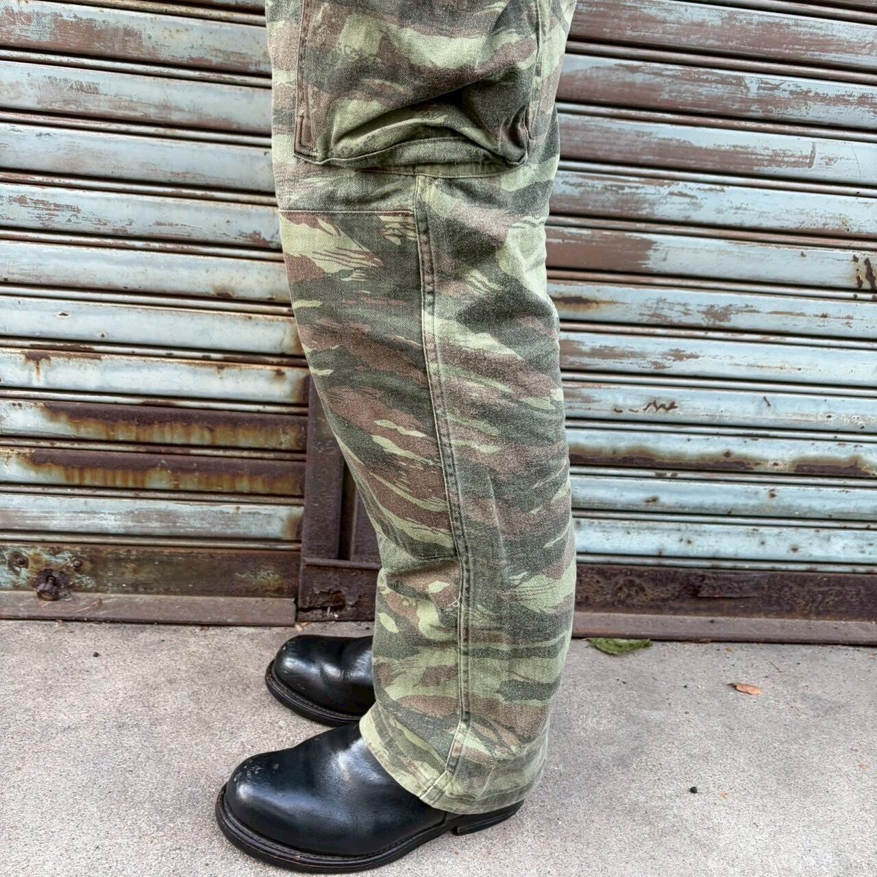French Army フランス軍 M-64 リザードカモ フィールドパンツ カーゴ