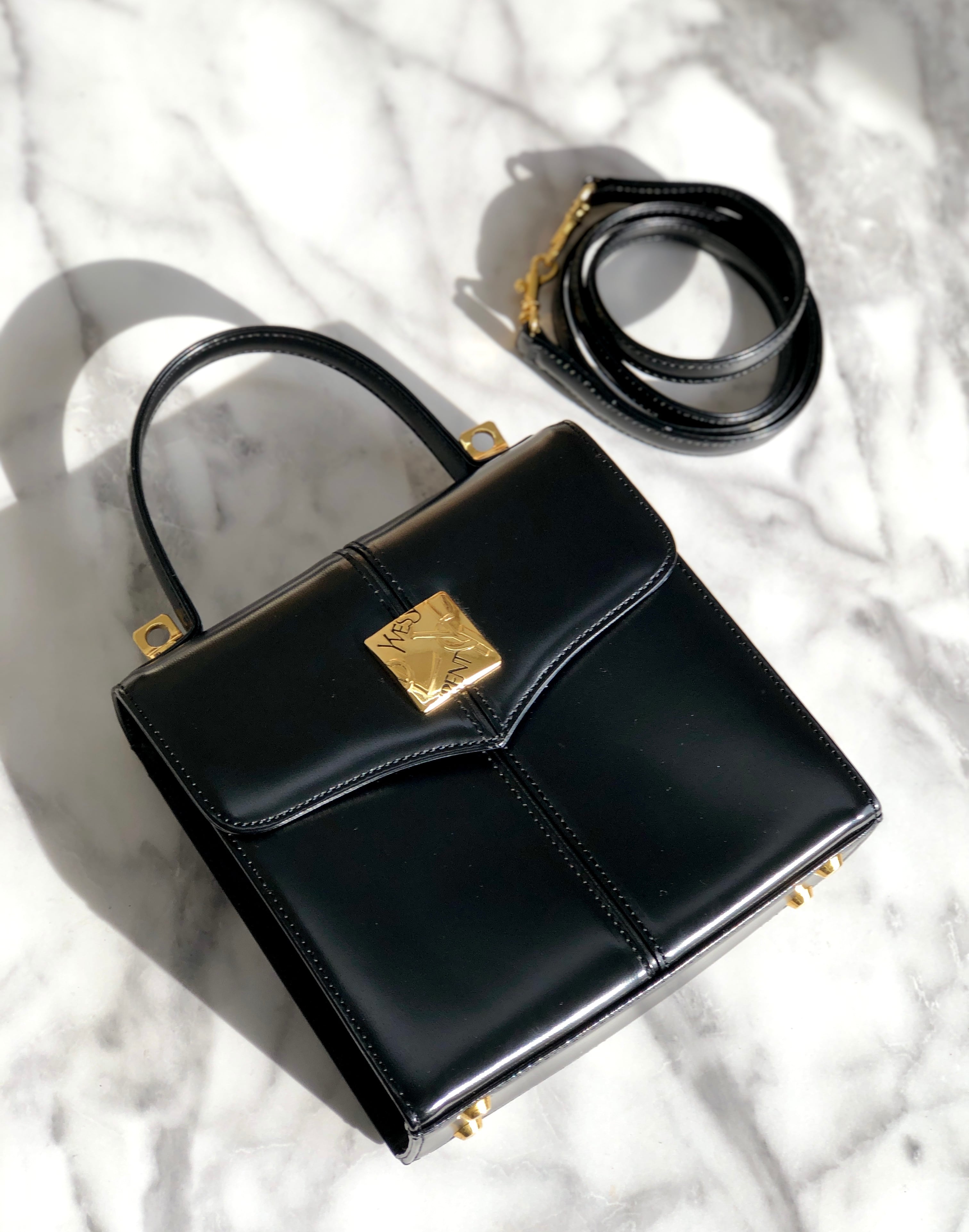 Yves Saint Laurent イヴサンローラン 2Wayショルダーバッグ