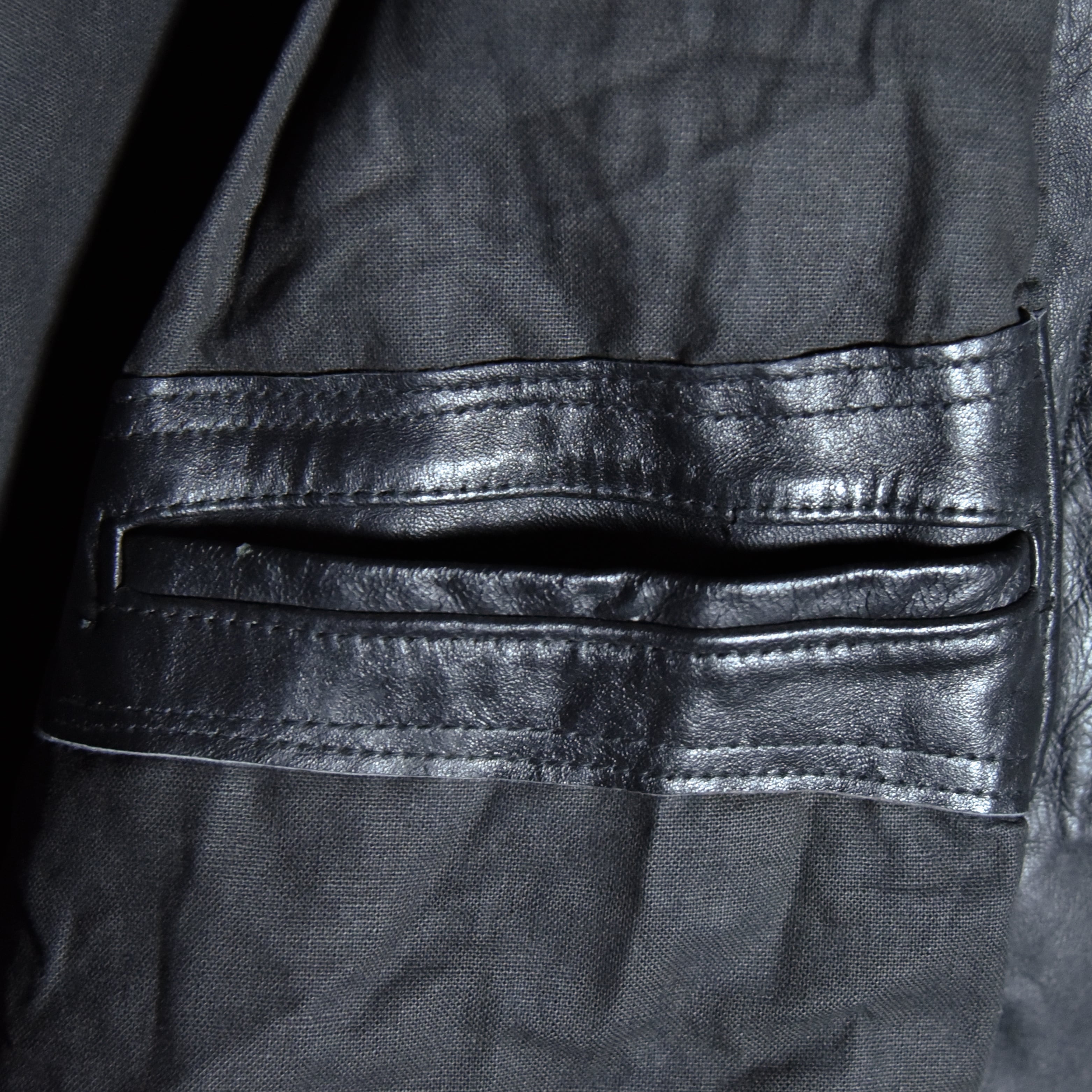 50-60s French Army Leather Fireman Jacket フランス軍 レザー