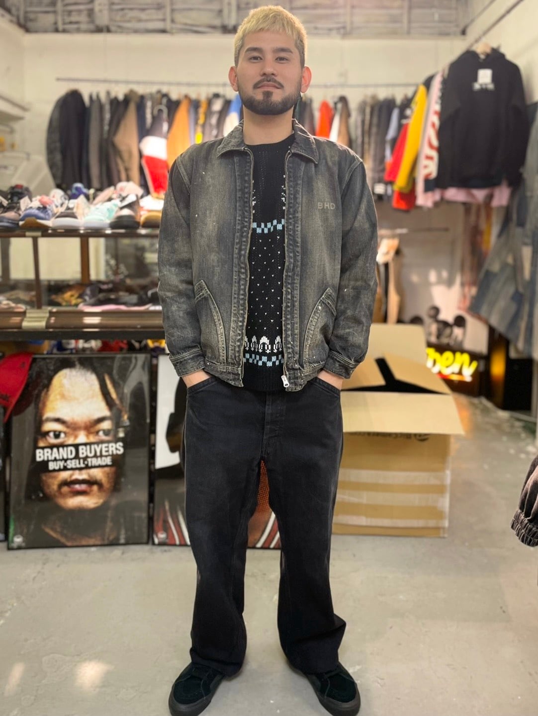 NEIGHBORHOOD 91-D / C-JKT 202XBNH-JKM05 BLACK MEDIUIM 230JJ9612 