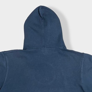 【Hard Rock Cafe】刺繍 ロゴ NIAGARA FALLS NY ナイアガラの滝 パーカー プルオーバー スウェット フーディー hoodie M グレー系 ハードロックカフェ us古着