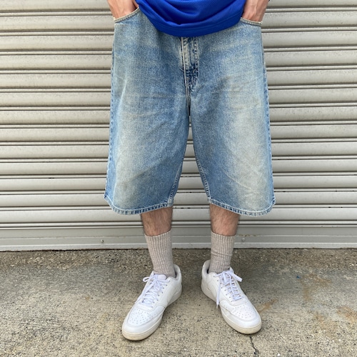 90s Levi's L2 グアテマラ製　バギーデニムショーツ　インディゴ　W36