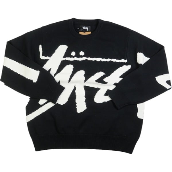 Size【M】 STUSSY ステューシー STOCK SWEATER BLACK ニット 黒 【新古 ...