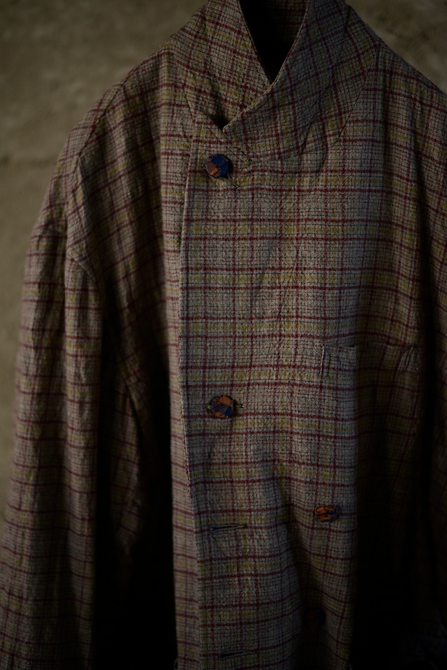 blackbird / double breasted director’s jacket (check)