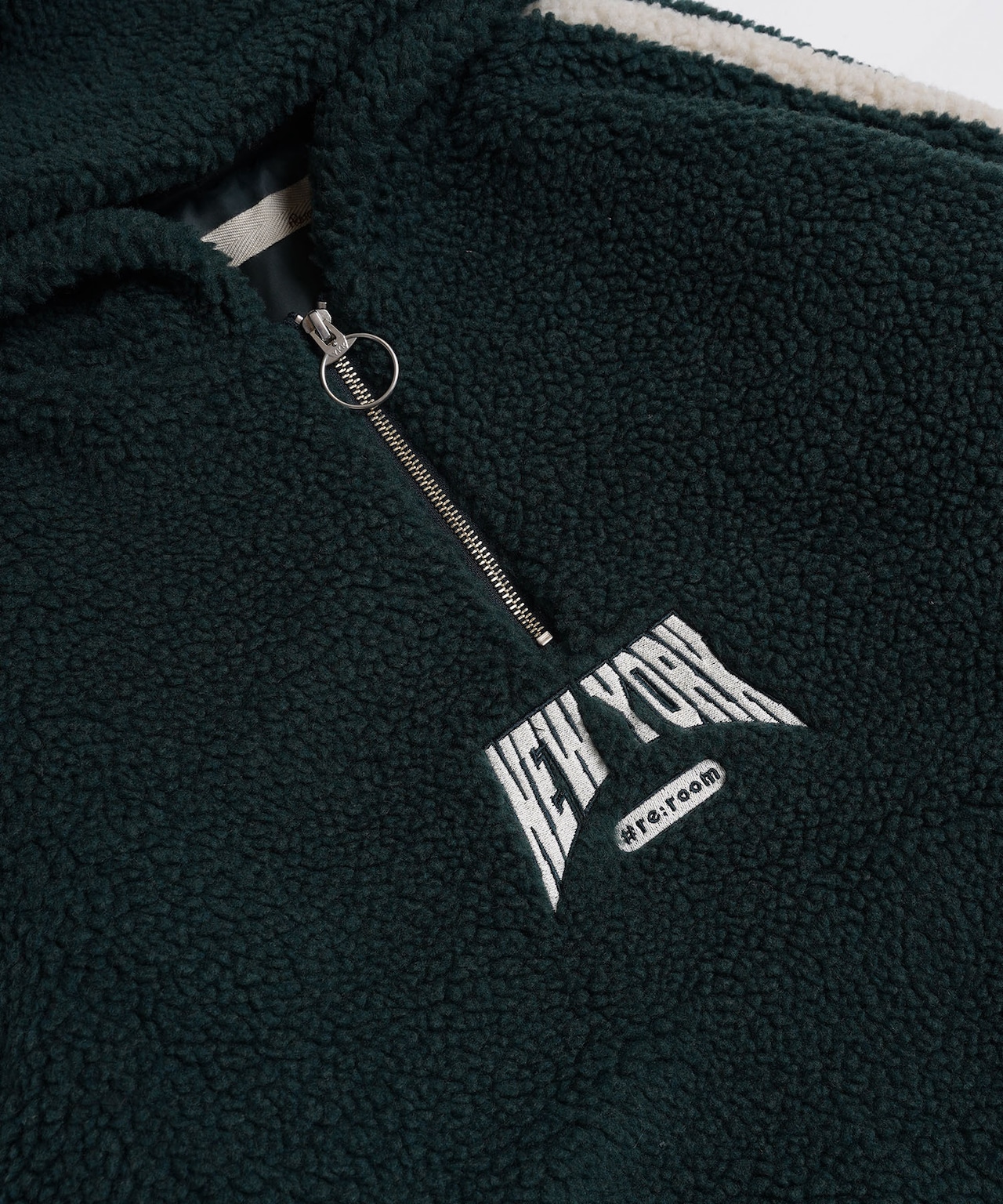 NEW YORK LOGO BOA HALF ZIP PULL-OVER［REJ098］