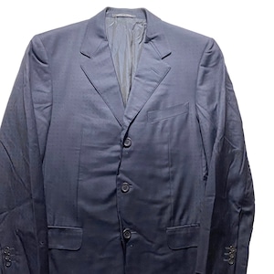 vintage GIANNI VERSACE square dot woven suits set-up