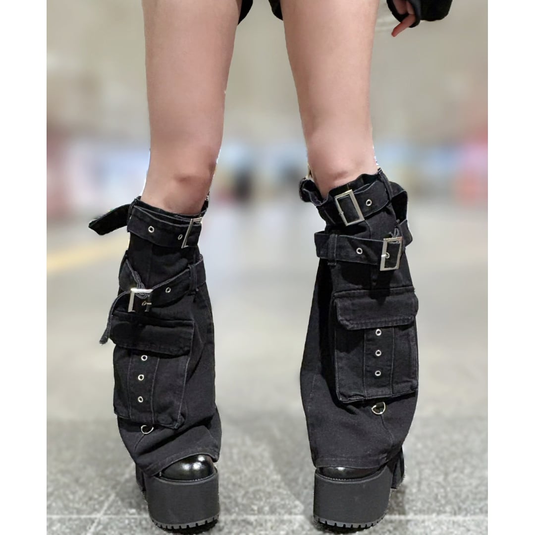新品未使用　Deuxieme Classe BLACK レッグウォーマー Deuxieme Classe レッグウォーマーブラック新品 【公式通販】