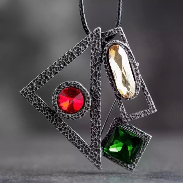 【TR0389】Vintage Crystal Beads Pendant