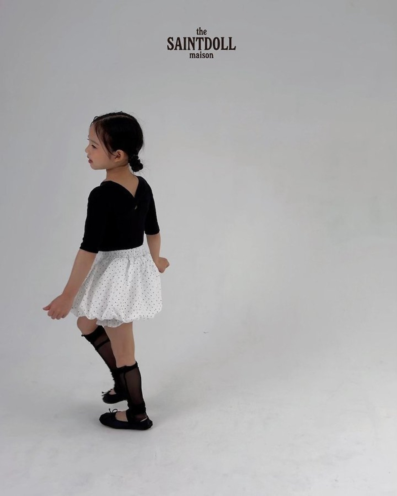 [SAINTDOLL] Dot Balloon Skirt (JM/JL) / [세인트돌] 도트벌룬스커트 (JM/JL)
