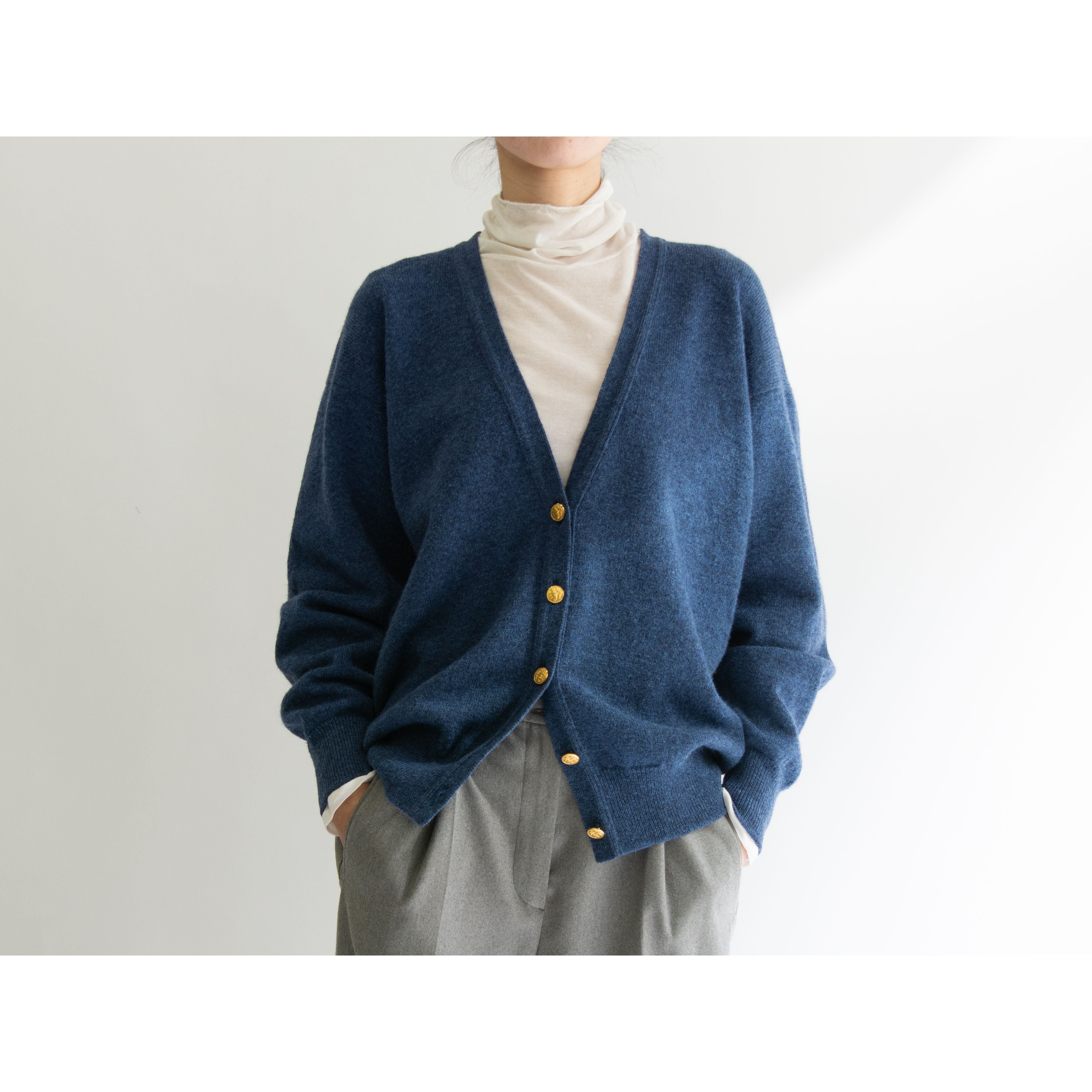 【BROOKS BROTHERS】Knitted in Scotland 80's 100% Wool Knit