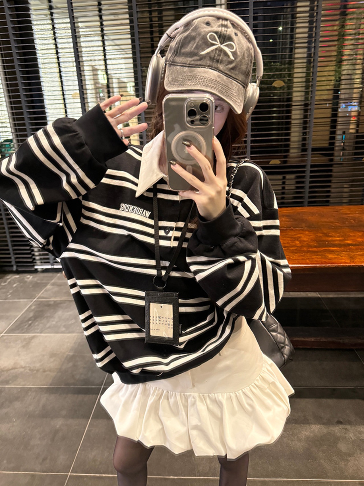 クラシックボーダーラガーシャツ　UH00020