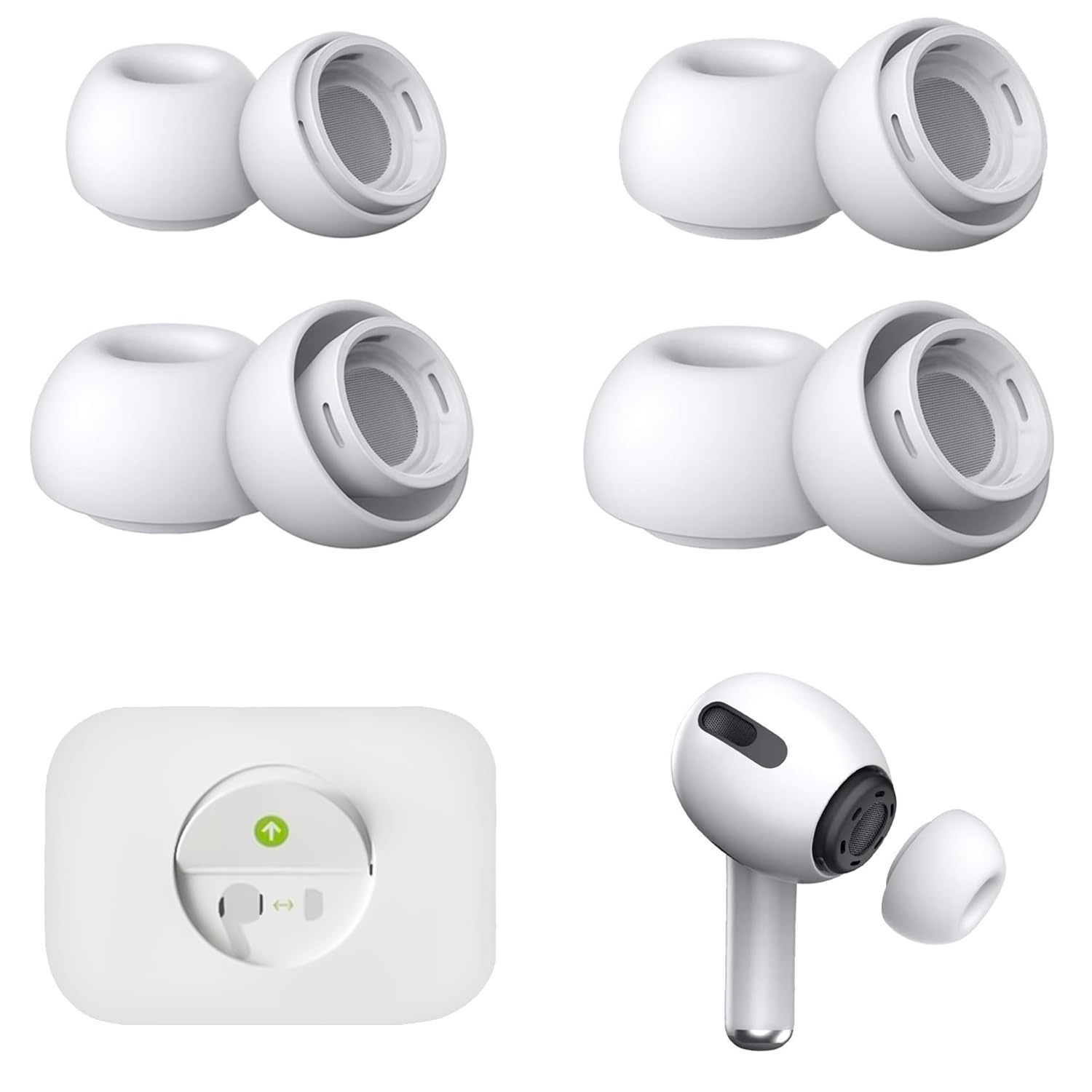 人気商品】AirPods Pro用 イヤーピースカバー（4ペアセット）第1/第2