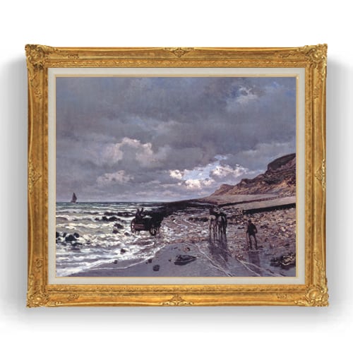 クロード・モネ、La Pointe de la Heve at Low Tide