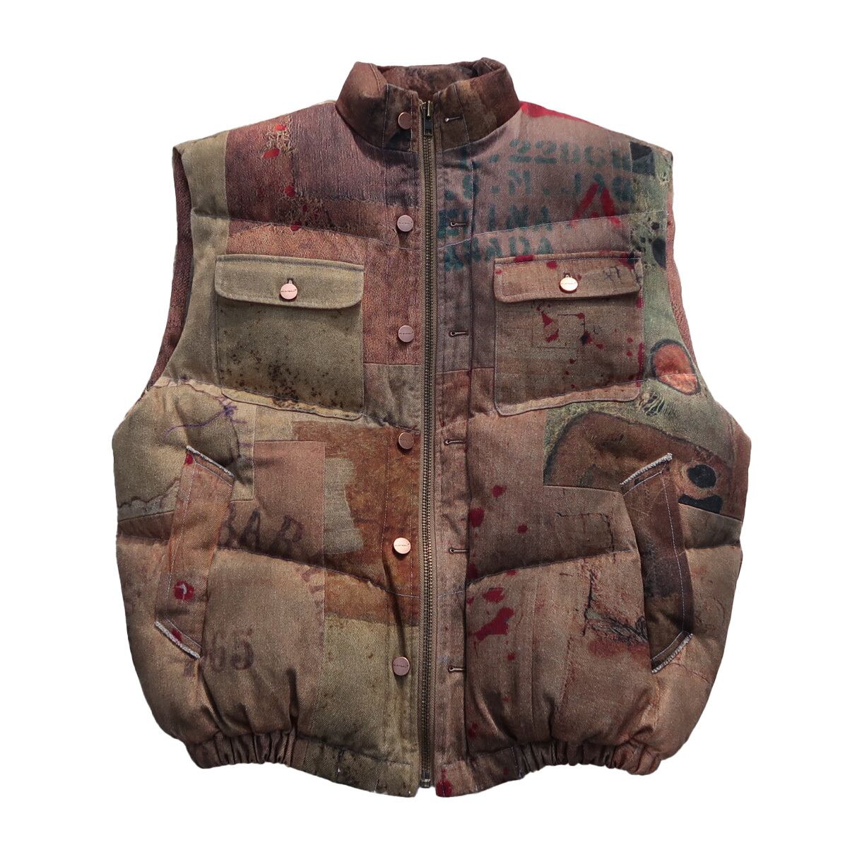 PLATEAU STUDIO 24AW Digital Print Puffer Vest (Digital Print) | Moore